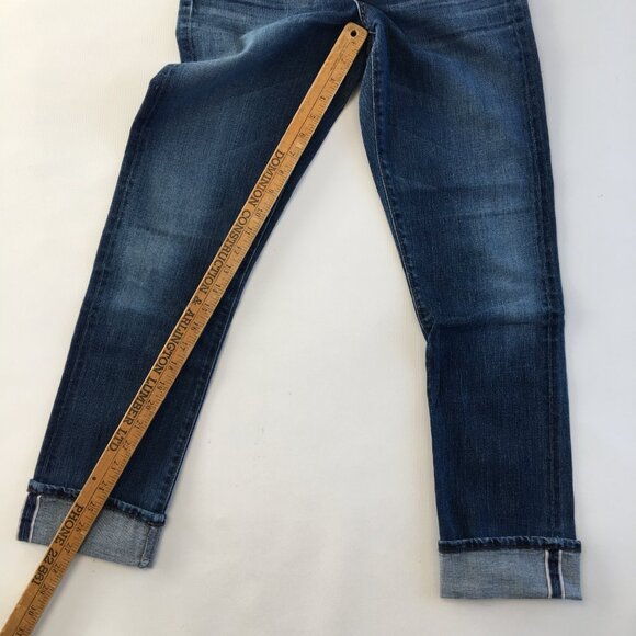 Citizen of Humanity Mandy High Rise Retro Slim Selvedge Jeans 27 - Picture 10 of 11